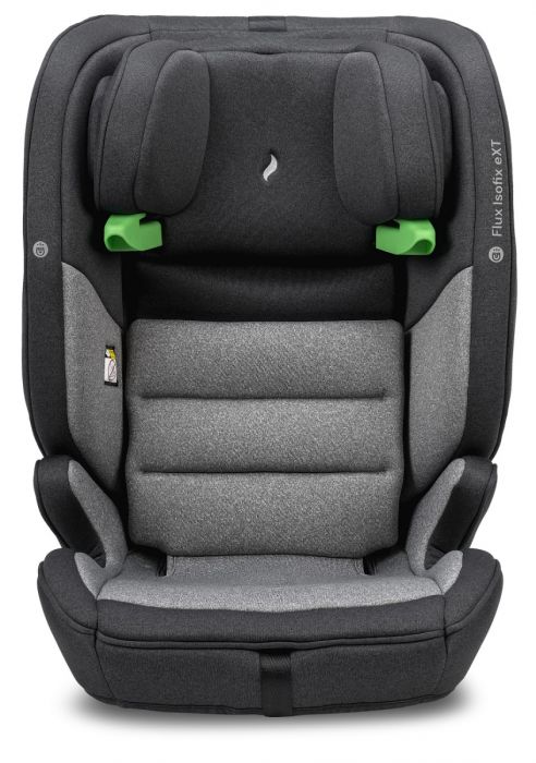 Osann Flux Isofix eXT i-Size Booster Seat - Secure Full Harness Up to 6 Years & 23 kg with NEW Sensor for Easy Installation - Universe Grey - Image 10