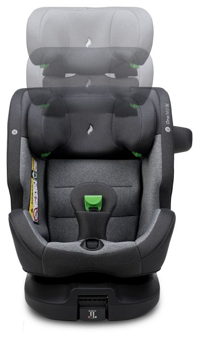 Osann One 360 SL R129 i-Size Car Seat - Grey - Image 15
