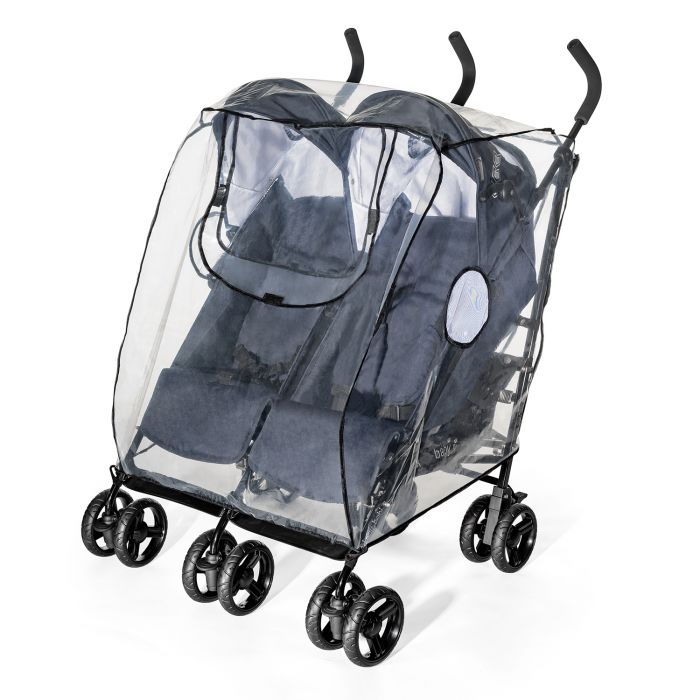 Reer Twin Pushchair Raincover - Side by Side Pushchair - Image 8