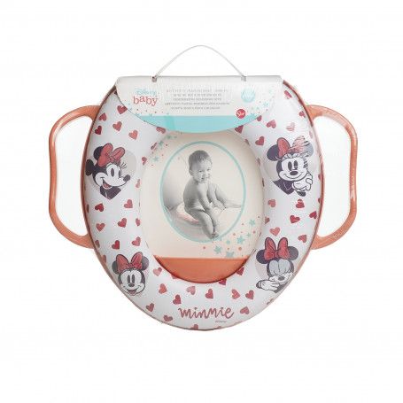 Disney Minnie Mouse Cushioned Toilet Trainer with handles