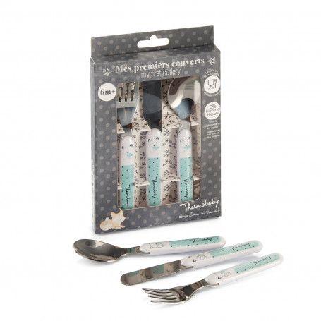 Thermobaby Baby's First Stainless Steel Cutlery Set