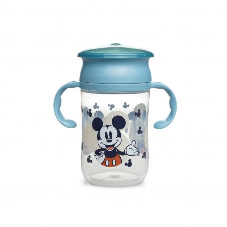 Disney Baby Mickey 360° Trainer Cup with Lid – Leak-Proof Baby Drinking Cup with Handles (395ml)